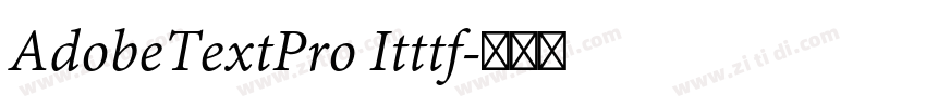 AdobeTextPro Itttf字体转换